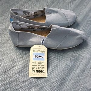 Gray Canvas TOMS