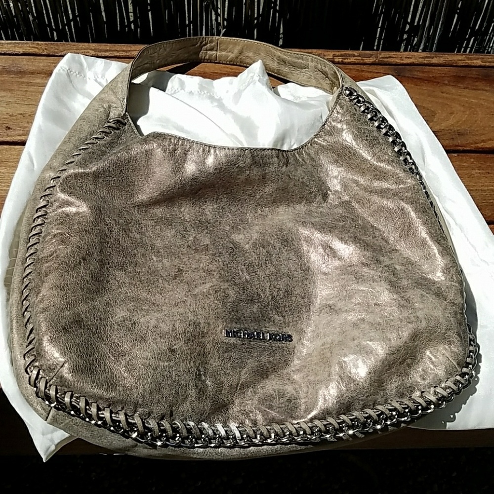 Michael Kors Silver metallic shoulder bag