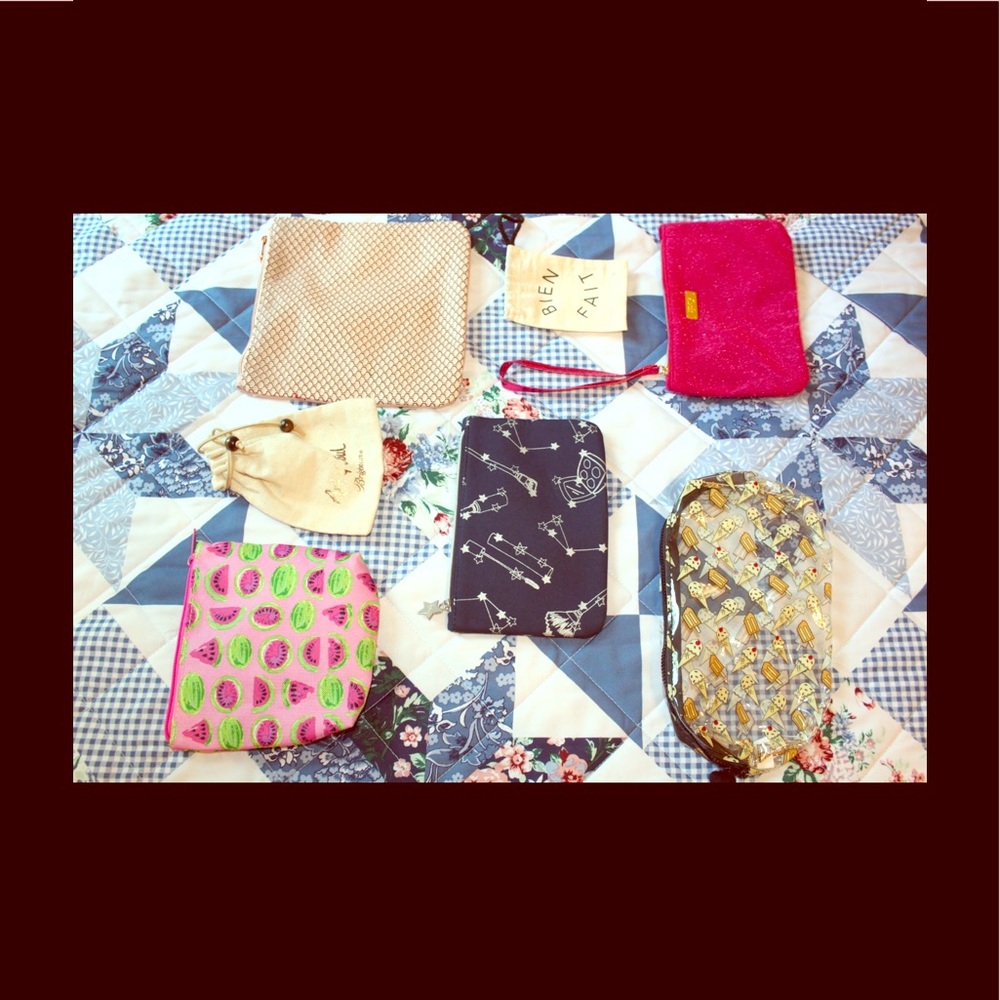 🌸SUMMER Cosmetic/ jewelry bag bundle🌸