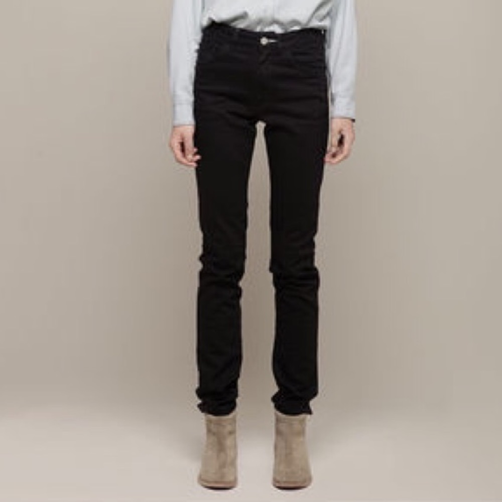 Acne black jeans denim