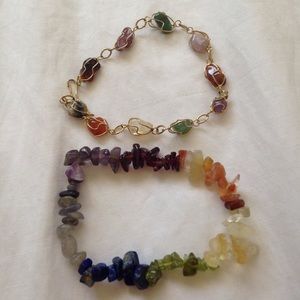 7 chakra bundle of bracelets