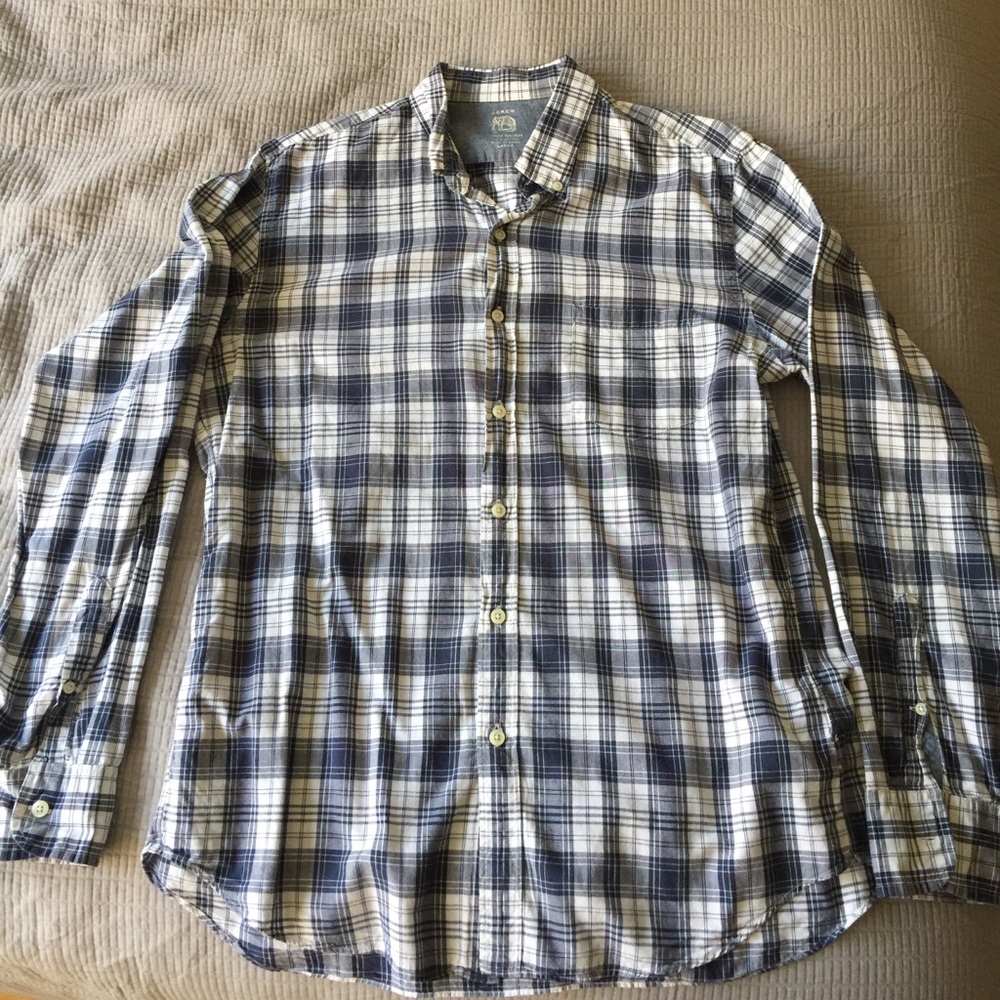 J.Crew Indian Madras button-down