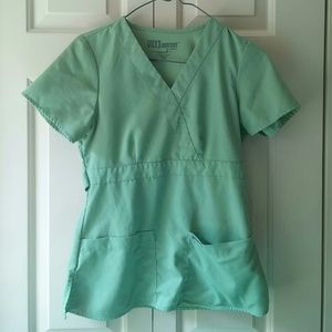 Grey's Anatomy Scrub Top Light Green - XS