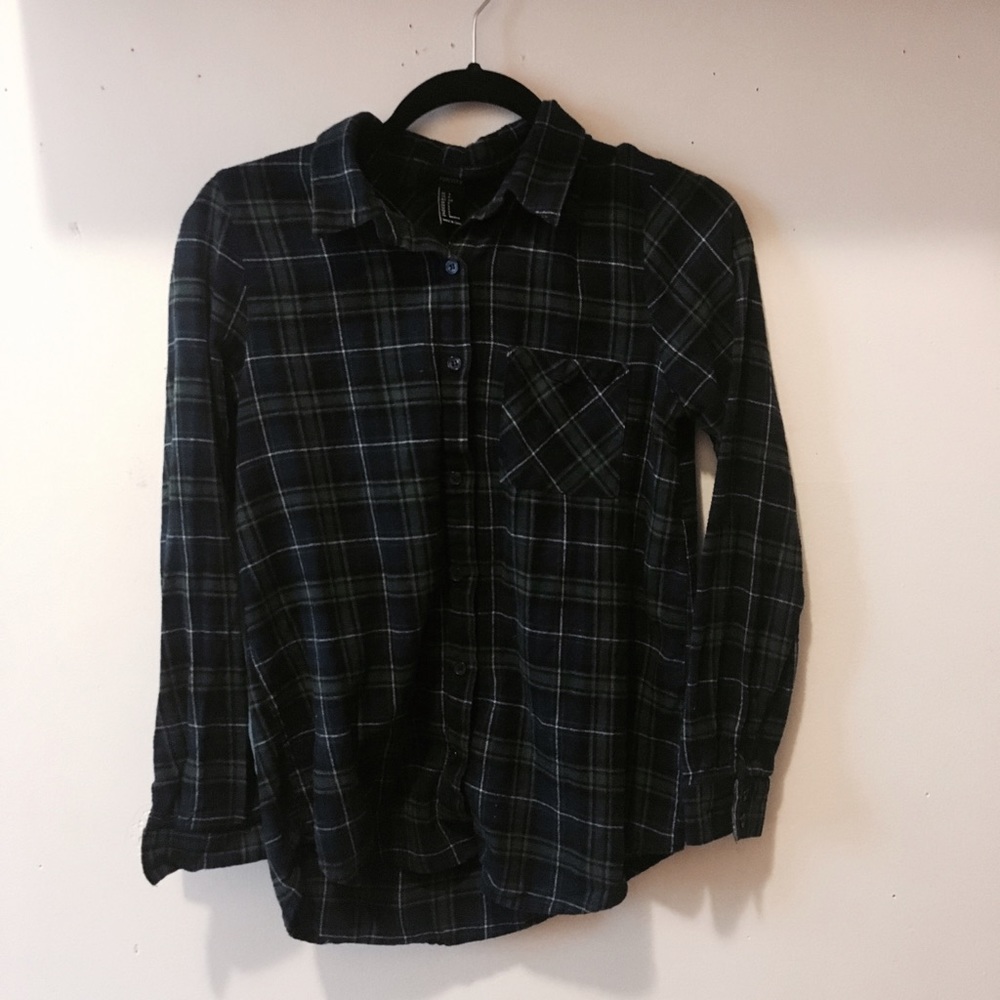 Hunter Green Plaid Shirt