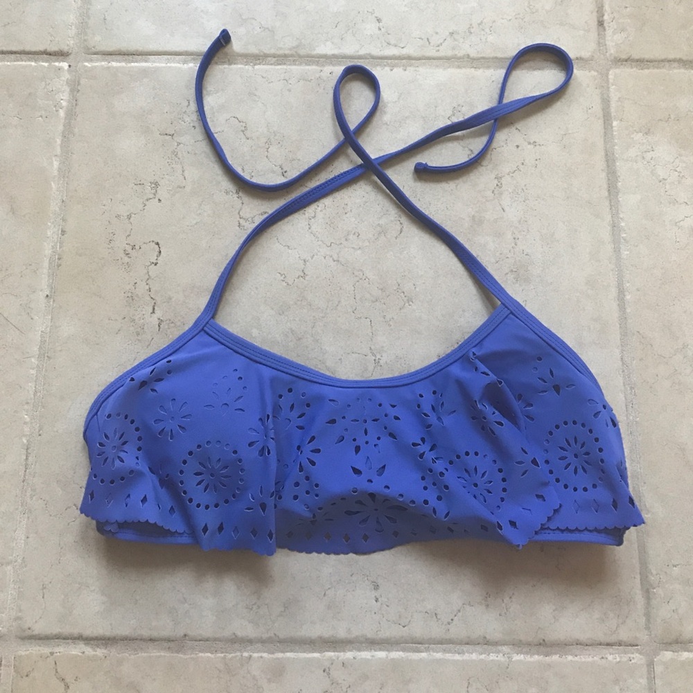 Blue Bikini Top