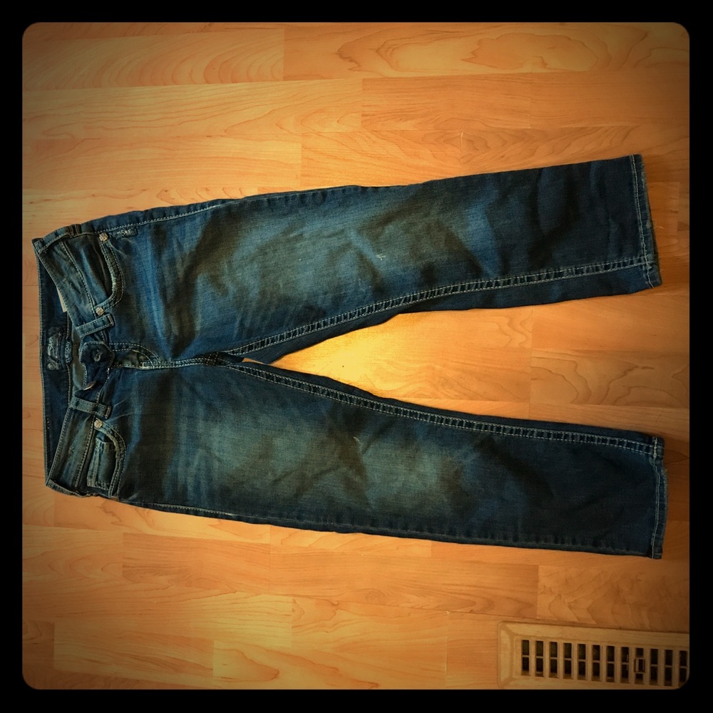 Silver Jean capris