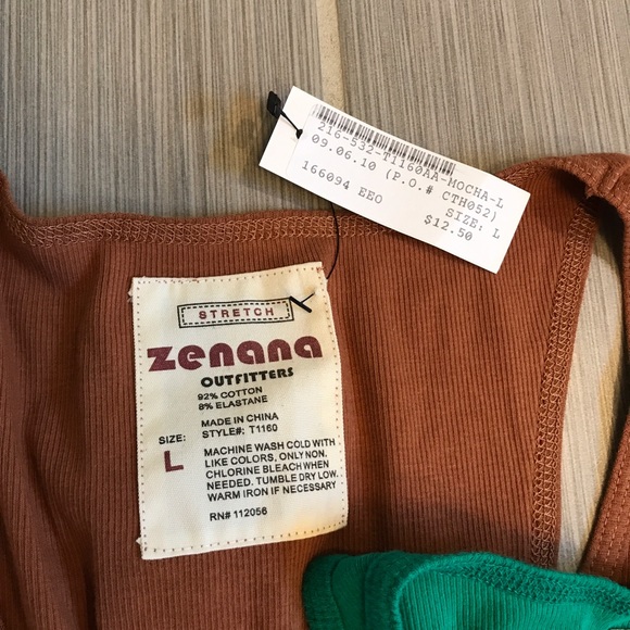 ❌DONATED❌ Four Ribbed Racerback Tank Tops - Picture 3 of 3