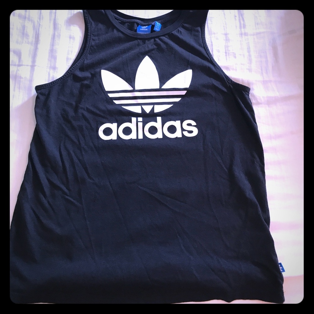 Adidas Black Muscle Tank