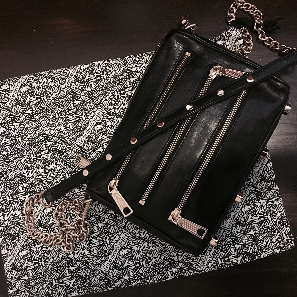Rebecca Minkoff M.A.C. Crossbody Chain/Leather Bag