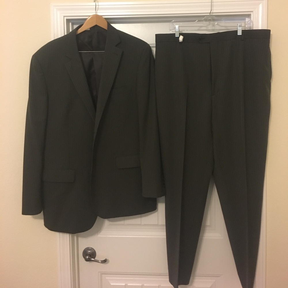 Brown Striped WILKE Rodriguez Suit