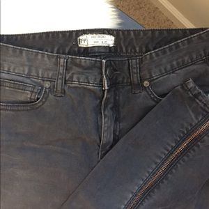 Free People black moto pants