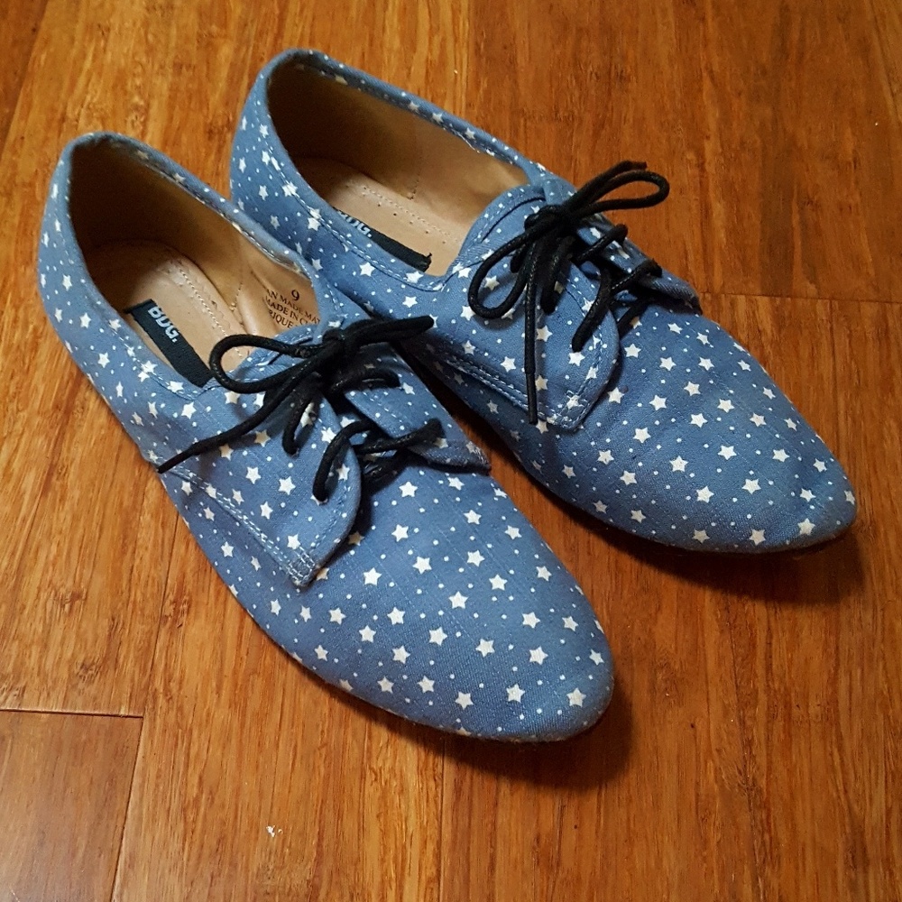 BDG Star Patterned Oxfords