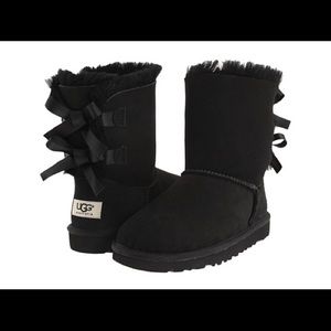 ❌FINAL PRICE❌ Black Ugg Bailey Bow Boots