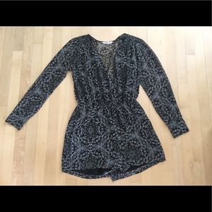 BCBG eneration romper/ Black and White