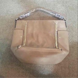 SALE🎉 NWT Brown leather purse with gold details