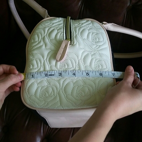 Brand new Betsey Johnson Quilted Rose Satchel - Picture 8 of 8