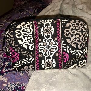 Vera Bradley Cosmetic Bag-Canterberry Magenta