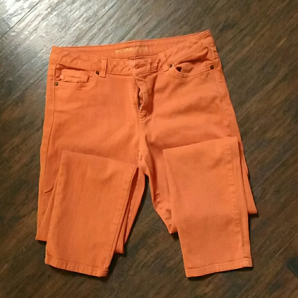 Orange jeans