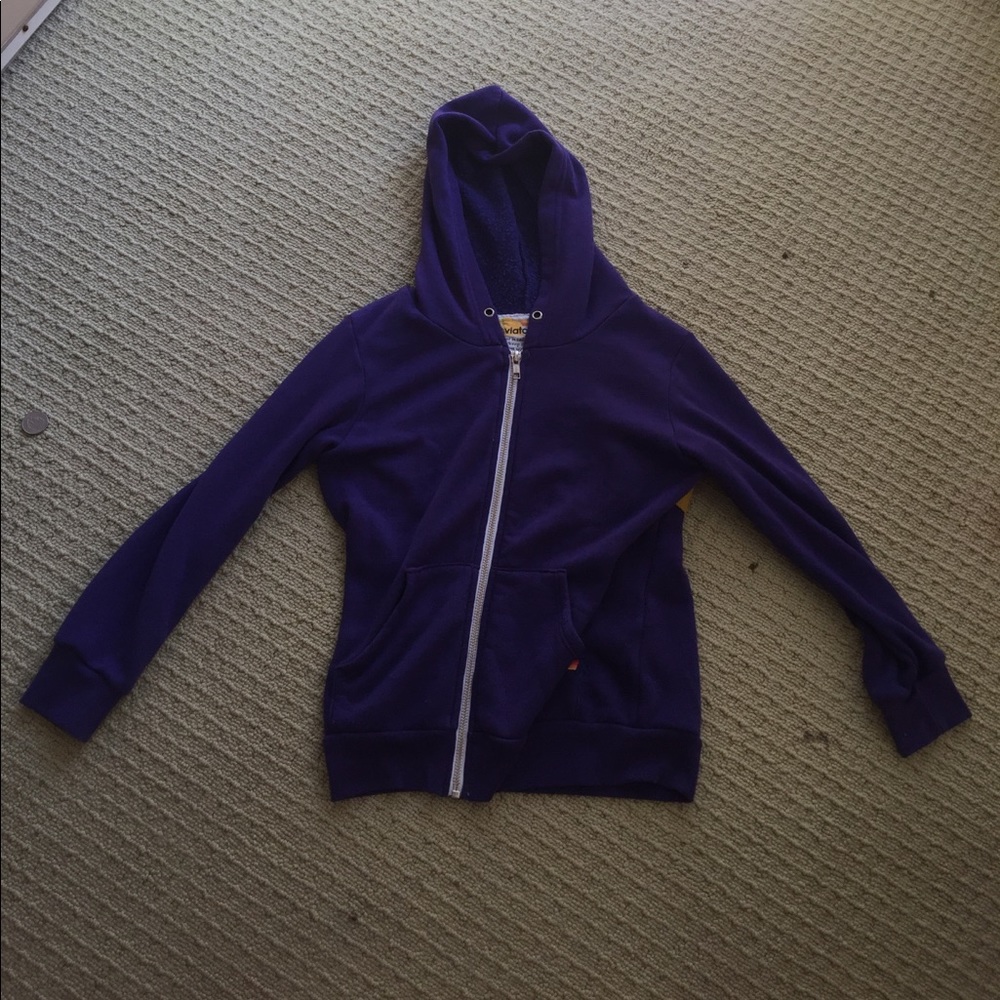 Purple rainbow Aviator Nation jacket