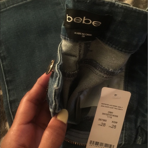 Bebe skinny Jeans NWT - Picture 3 of 3