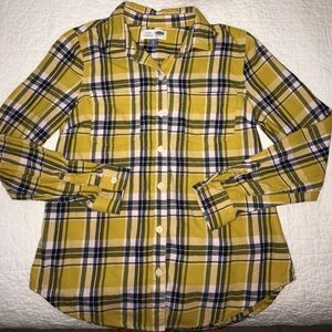 Old navy plaid button-up