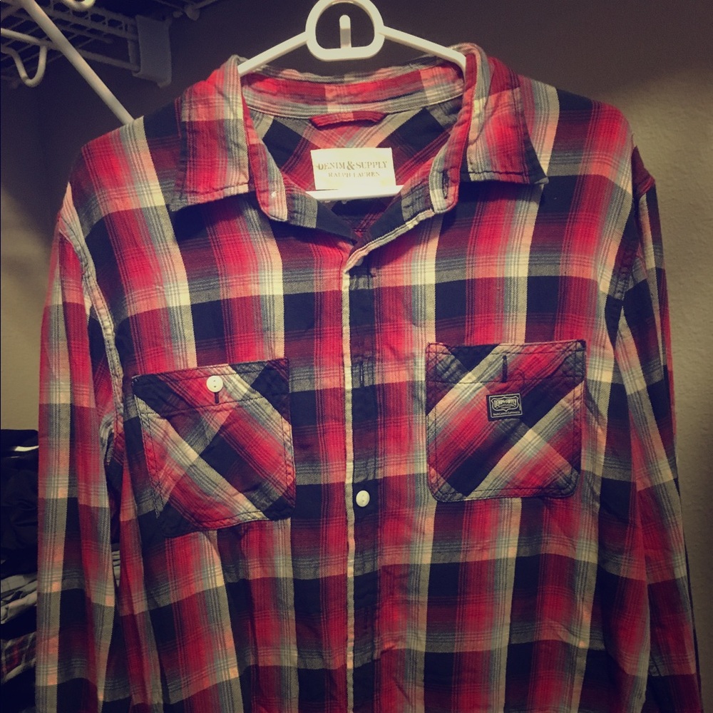 Ralph Lauren button down, Large.