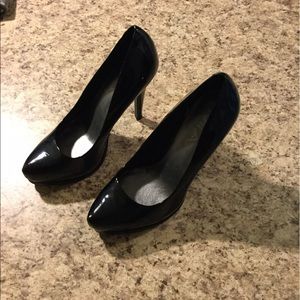 Black Patent Leather Heel