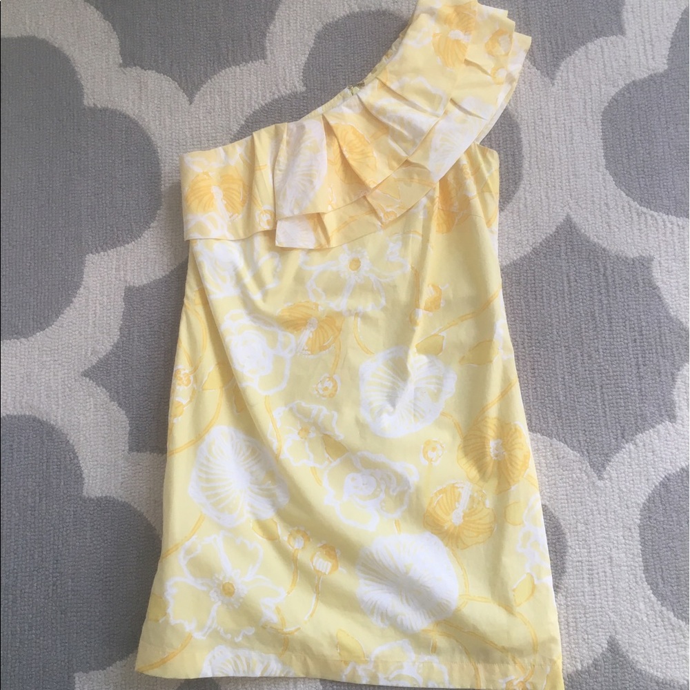Lilly Pulitzer One Shoulder Sun Dress