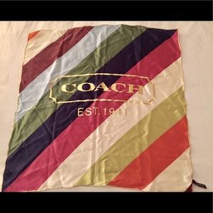 Coach silk scarf