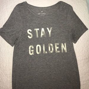 American Eagle Outfitters "stay golden" tee