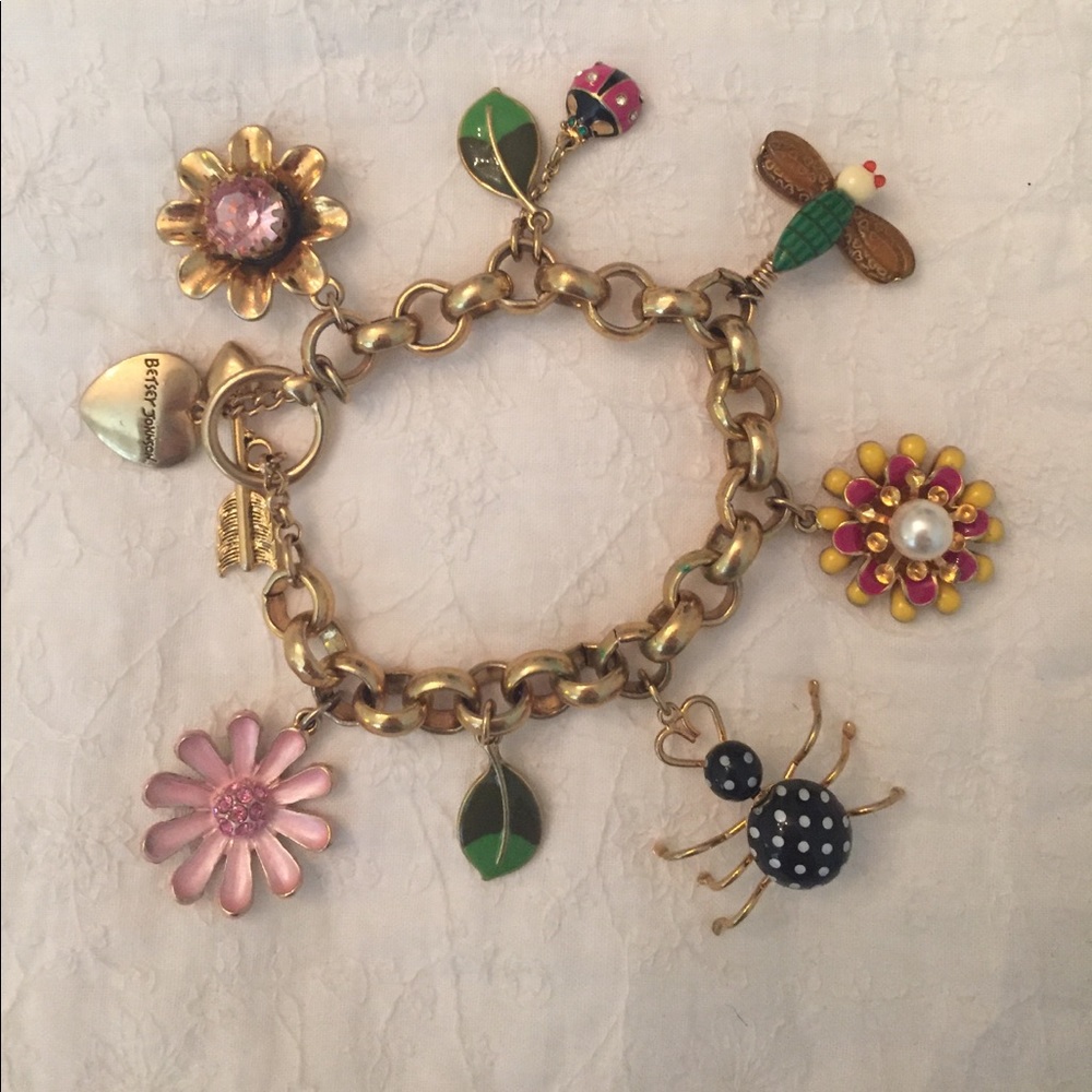Betsy Johnson spring charm bracelet!