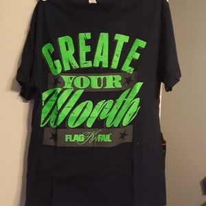 RARE Flag nor Fail men's t shirt, sz L