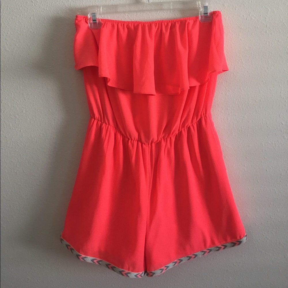 Hot Pink Romper