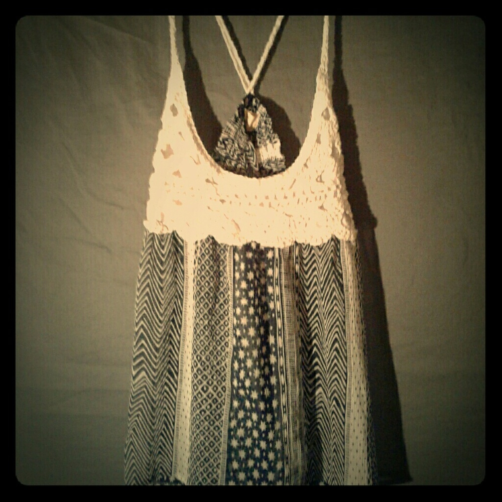 Hollister Lace Strap Shear Top