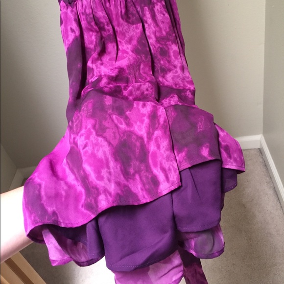 MICHAEL KORS VIOLET DRESS W/ CHAIN STRAPS - Picture 5 of 5