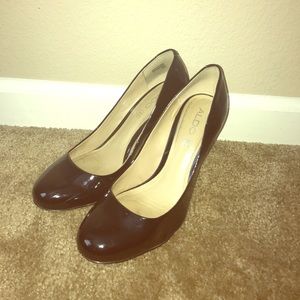 Aldo leather heels