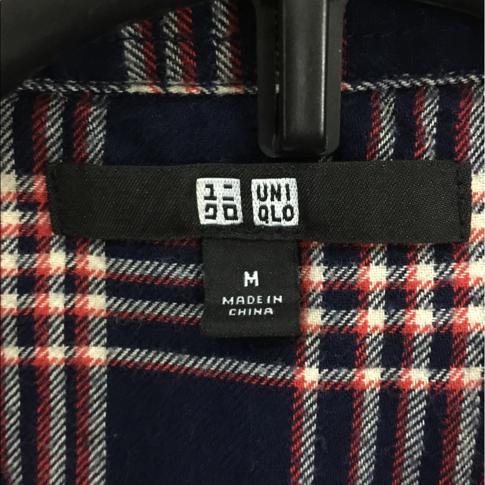 UNIQLO plaid long sleeves shirt