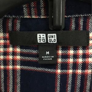 UNIQLO plaid long sleeves shirt
