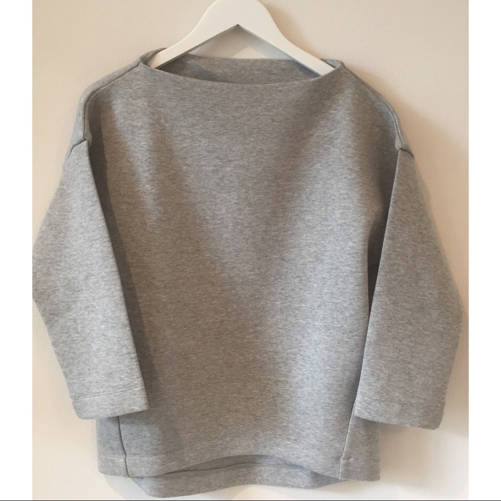 Gray Boxy Sweatshirt