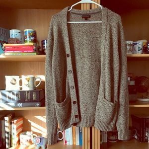 Italian Yarn Tan/Brown Cardigan from BR