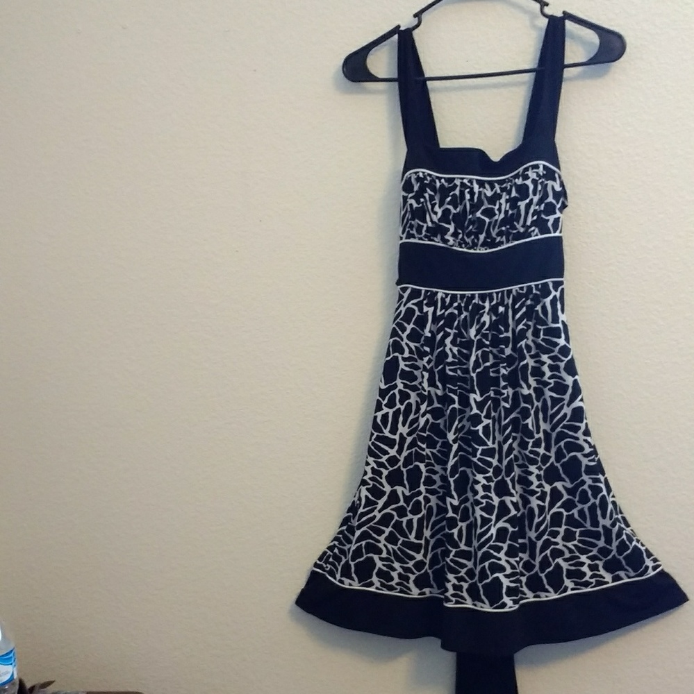 Size 11 Love Tease Black and White Sundress