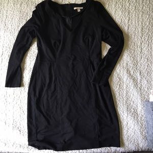 Banana Republic Black Zippered Dress