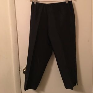 Women Black Dressy Capris