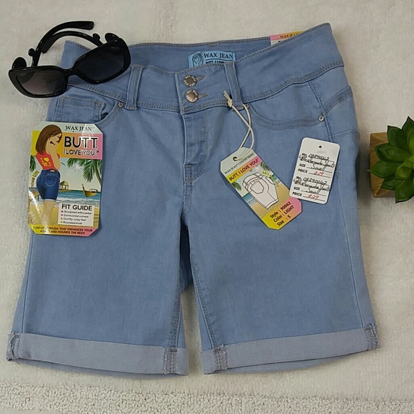 wax jeans but i love you shorts