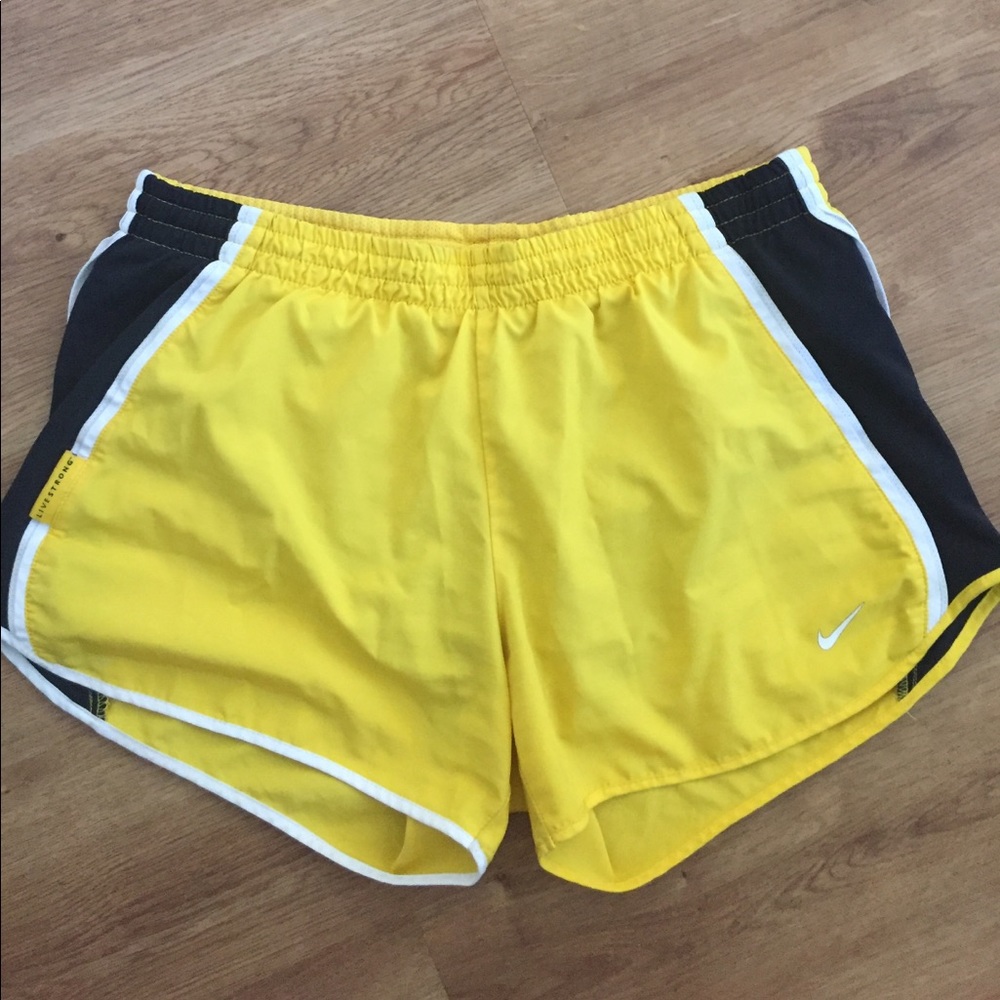 Yellow Nike Atheltic Shorts