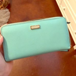 Teal Kate Spade wallet