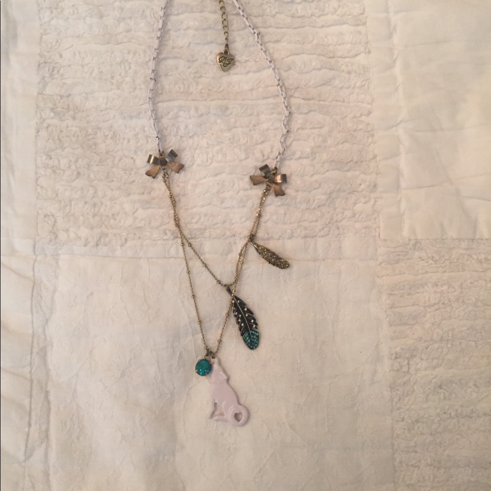 Betsy Johnson Wolf and feather! Very rare Betsy!