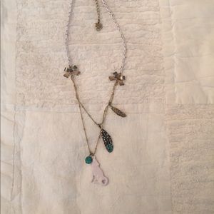 Betsy Johnson Wolf and feather! Very rare Betsy!