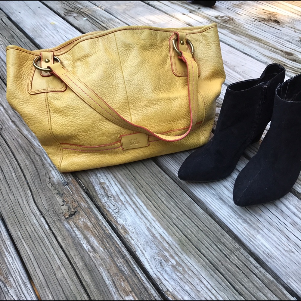 The Sak Yellow Leather Purse