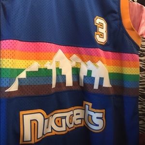 Rainbow iverson 3 nuggets jersey !